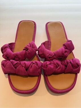 Fabric Braided Sandals